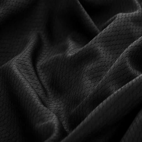 Black Polyester Knit Fabrics