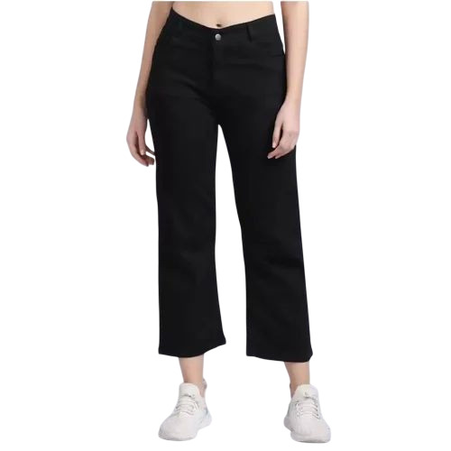 Dark Blue Flared Denim Jeans - Age Group: >16 Years