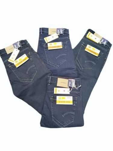 Slate Grey Regular Fit Denim Jeans - Denim, Customized Size, Grey | Lightweight, Breathable, Washable, Designer Pattern