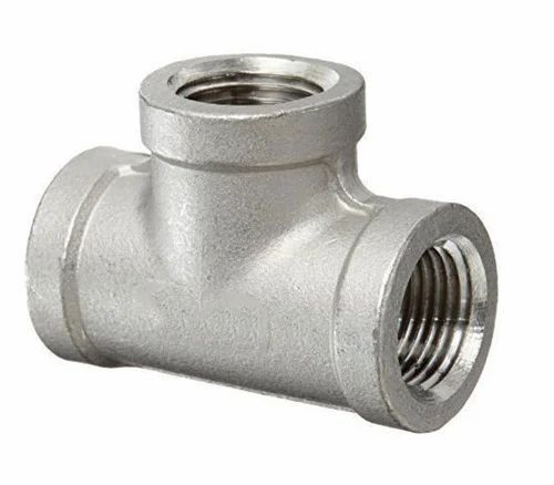 Stainless Steel Threaded Equal Tee