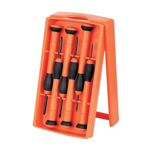 Taparia Precision Screw Driver Sets - Color: Orange & Black