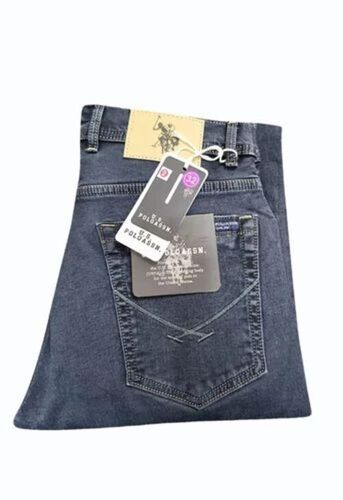 Warm Grey Regular Fit Denim Jeans - Denim, Customized Size, Grey | Lightweight, Breathable, Washable, Casual Straight Fit