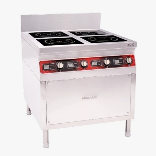 4 Burner Induction Cooktop - Color: White
