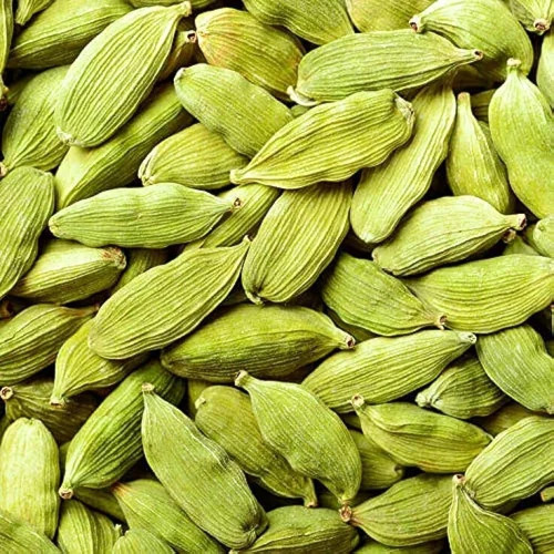 8mm Extra Bold Green Cardamom - Alleppey Variety, Loose Form, 4 Year Shelf Life, Cooking Use