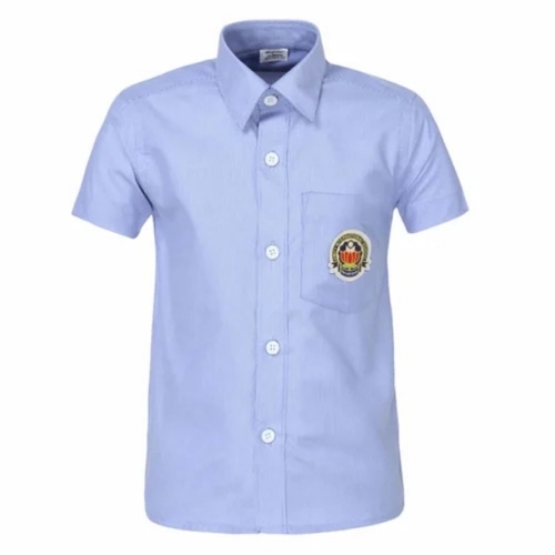 Cotton Kids School Uniform Shirt - Feature: Breathable