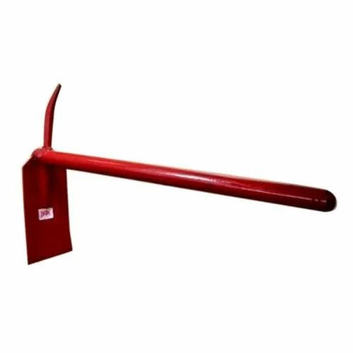 Hans Garden Hoe + Flat (Kudali) Pipe Handle (SPL-103 Pipe) - Iron, Custom Size | Gardening Tool