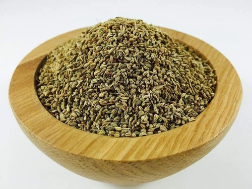 Organic Ajwain Seeds - Whole 10 kg PP Bag 99.9% Purity | Green Color Grade A 8% Moisture