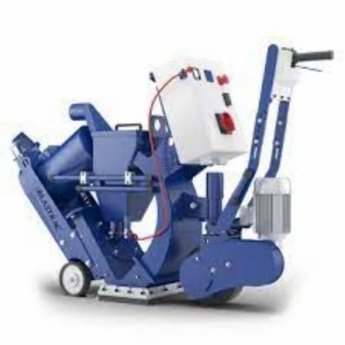 Shot Blast Machine - Color: White And Blue