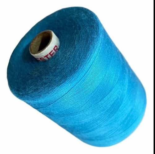 Sky Blue Spun Polyester Sewing Thread
