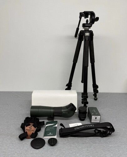 Swarovski Optik Ats/sts 65 Straight Spotting Scope 20-60x Eyepiece And Tripod