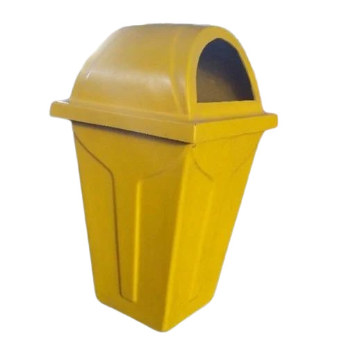 Yellow Color Plastic Dustbin