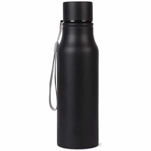 Black Stylist Stainless Steel Water Bottle - 750ml, Black | Eco Friendly, Leak Proof, Smooth Finish