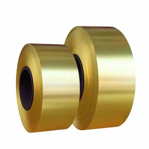 Brass Coil For Washers - Brass Standard Size Golden | Medium Hardness Durable Industrial Use