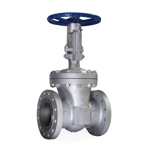 Cast Steel Gate Valve - Cast Iron 2 Inch Silver Flanged Manual Medium Temperature | Industrial Water Gas Air