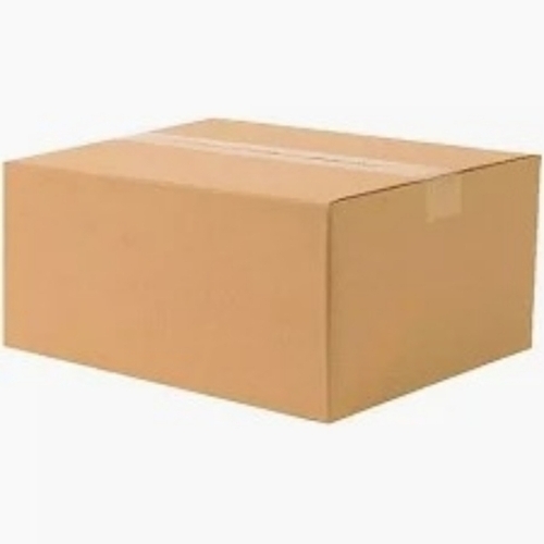 Flat Corrugated Box - Color: Brown