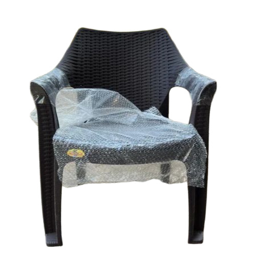 Matte Finish Plastic Chair - Plastic, Brown, Non Polished, Fine Finishing | Attractive Designs, Durable, Easy to Clean