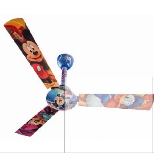 Micky Mice Celling Fan - Blade Material: Metal