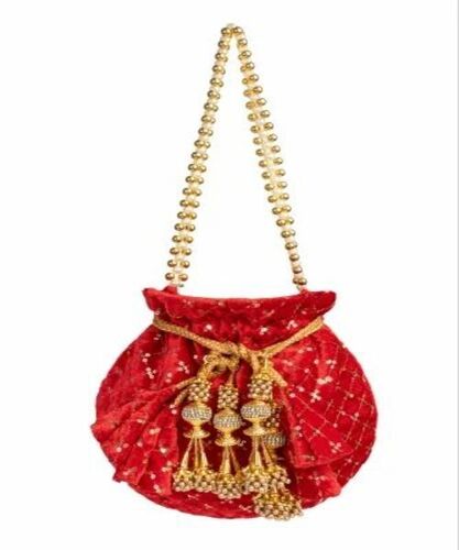 Red Velvet Potli Bag