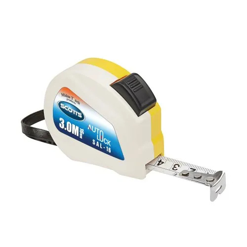 Scotts Auto Lock 3 Meter Steel Measuring Tape