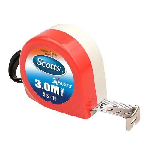 Scotts Xpress 3 Meter Steel Measuring Tape - Application: Construction