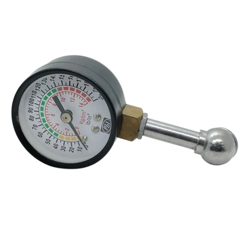 Tyre Pressure Gauge - Color: White & Black