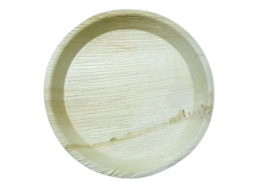 10 Inch Plain Disposable Areca Leaf Plate
