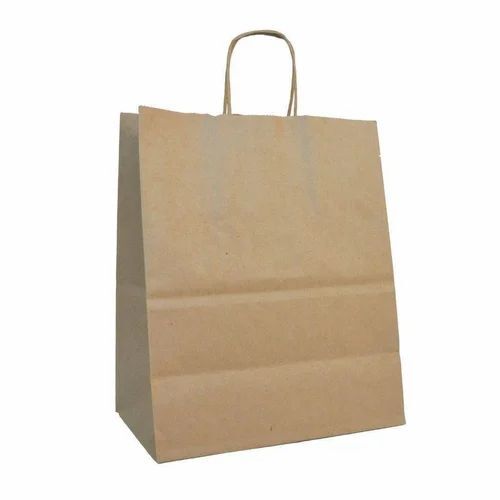 2 Kg Kraft Paper Loop Handle Carry Bags
