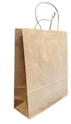Brown Color Plain Paper Bag