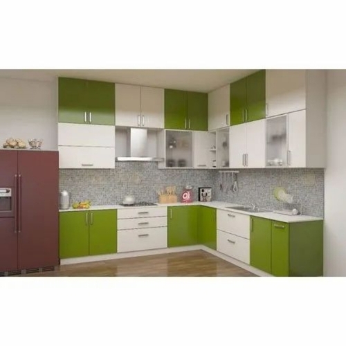 L Shape Modular Kitchen