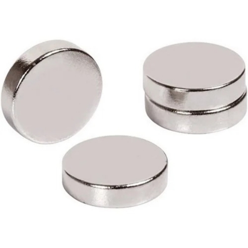 Ndfeb Disc Shaped Magnet - Color: Silver