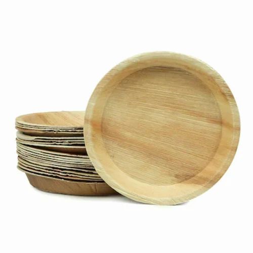 Plain Disposable Areca Leaf Plate