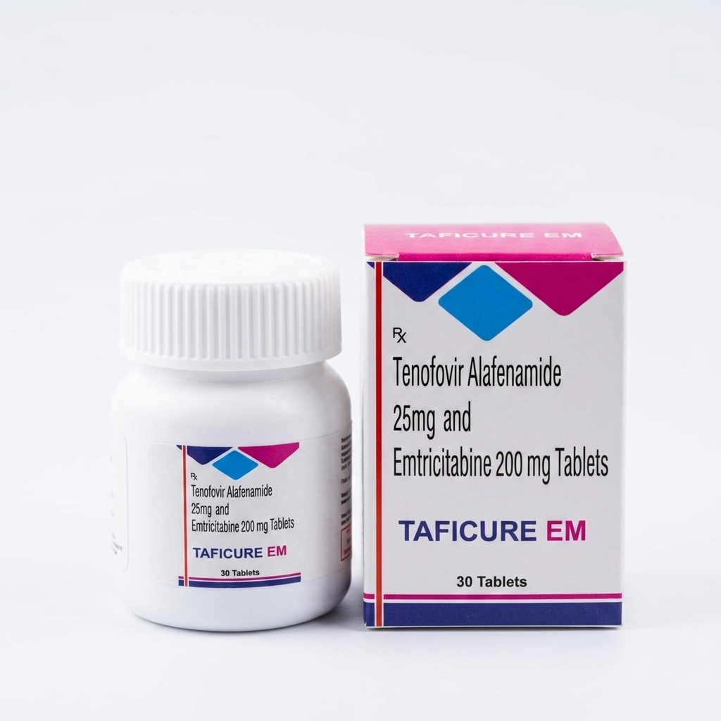 Tenofovir Alafenamide 25mg And Emtricitabine 200mg Tablets - Color: Blue