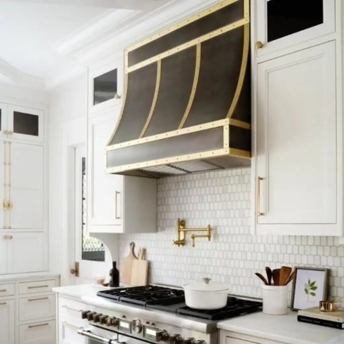 White Designer Modular Kitchen