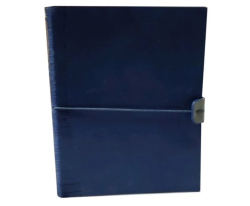 Blue Pu Leather A5 Notebook