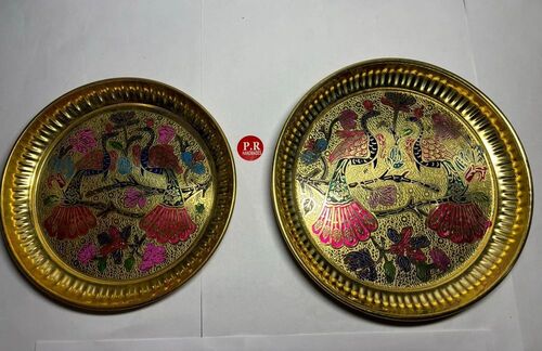 Brass Pooja Plate