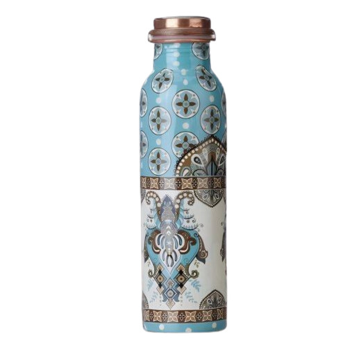 Copper Printed Water Bottle