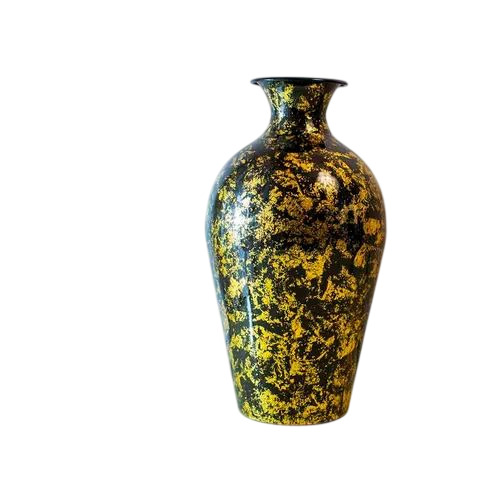 Golden Metal Flower Pot