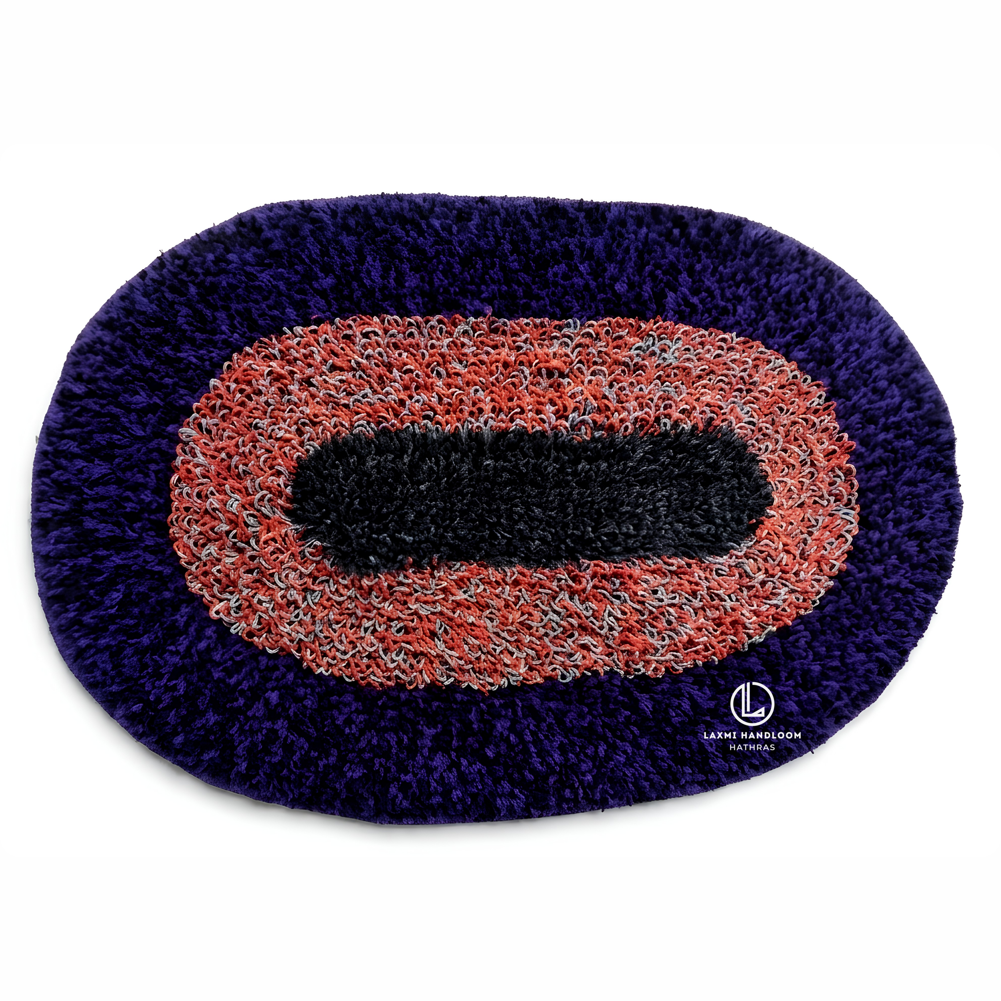 Reversible Oval Cotton Doormat