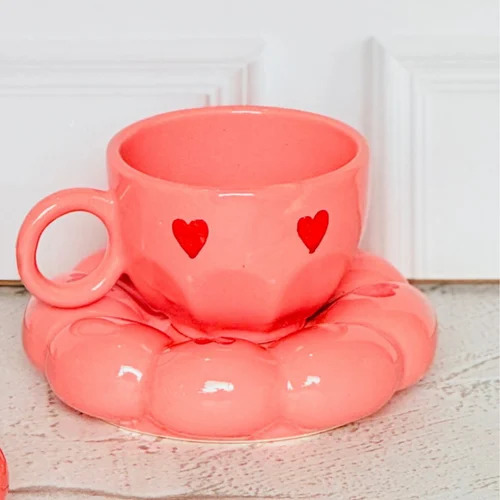 Ceramic Cup & Saucer Set