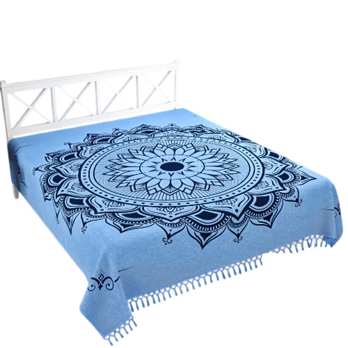 Cotton Double Mandala Flat Bedsheet