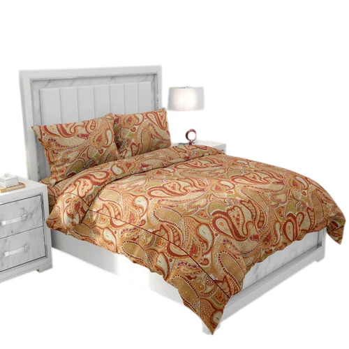 Cotton Premium Heritage Double Bedsheet Set