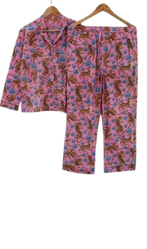 Cotton Printed Pyjama Set