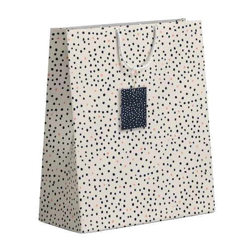 Dot Printed Paper Bag