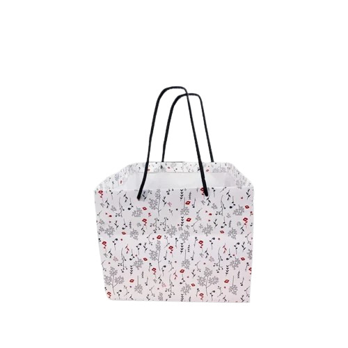 Floral Pattern Paper Bag