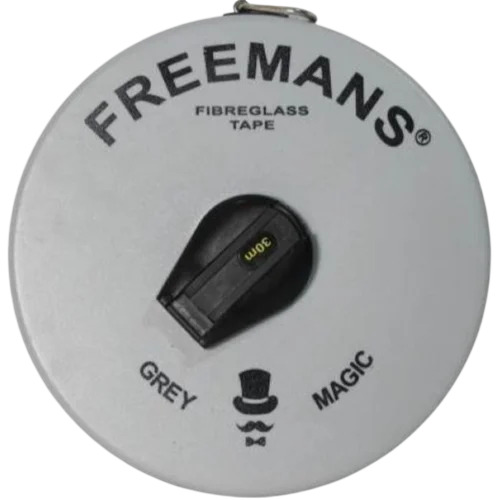 Freemans Grey Magic Measuring Tape 10 Meters - Color: Gray