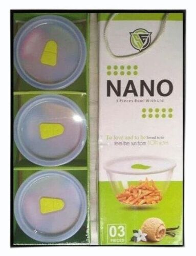 Modern Airtight Glass Bowl Set