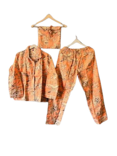 Printed Cotton Pajama Set