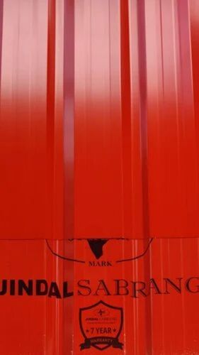 Red Gi Color Coated Roofing Sheet