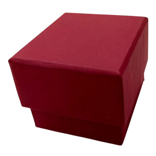 Maroon Cardboard Jewelry Packaging Box