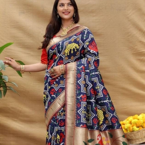 Printed saree
